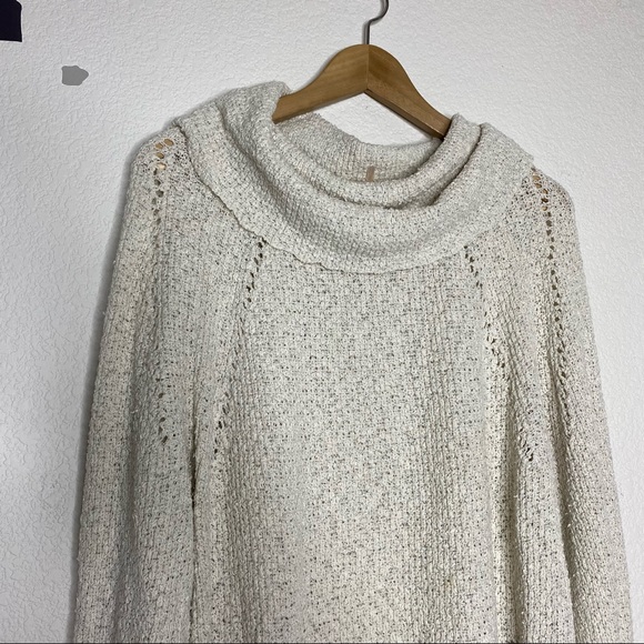 Free People Soft Cowl Neck Oversized Sweater - Picture 6 of 9